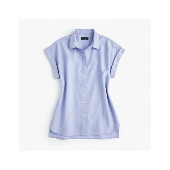 J.Crew Cotton Popling Shirt Size Small - Picture 1 of 4
